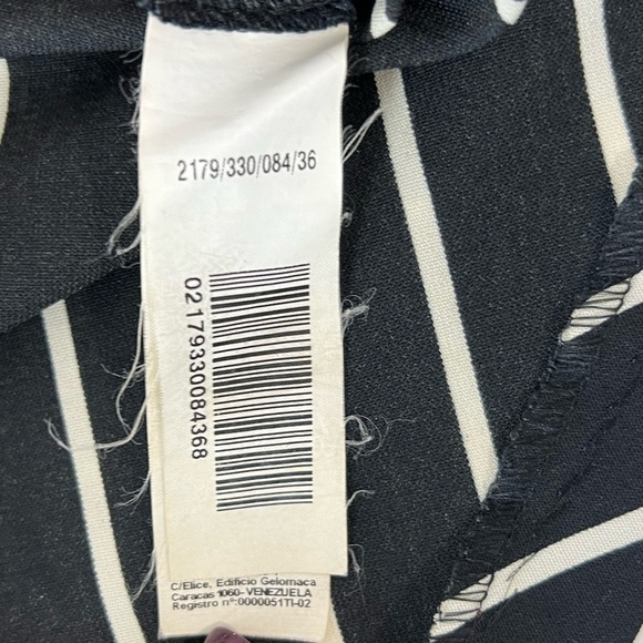 Zara Women’s Chevron Striped‎ Skirt Size 4 - Picture 6 of 8